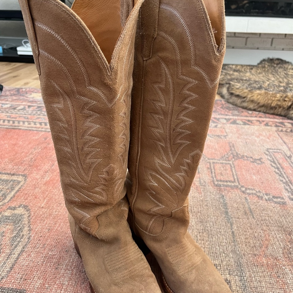 Tecovas - The Abby Size 8.5 Tan Cowgirl Boots